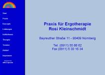 Praxis f�r Ergotherapie
Rosi Kleinschmidt
